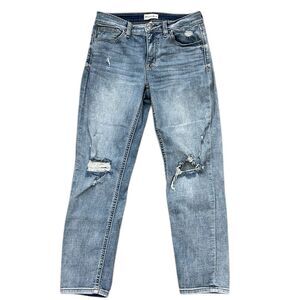 Studio Blue Distressed Ankle Jeans